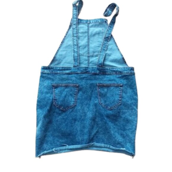 MATERNITY Blue Denim Short Jumper Size XXL - Picture 4 of 7